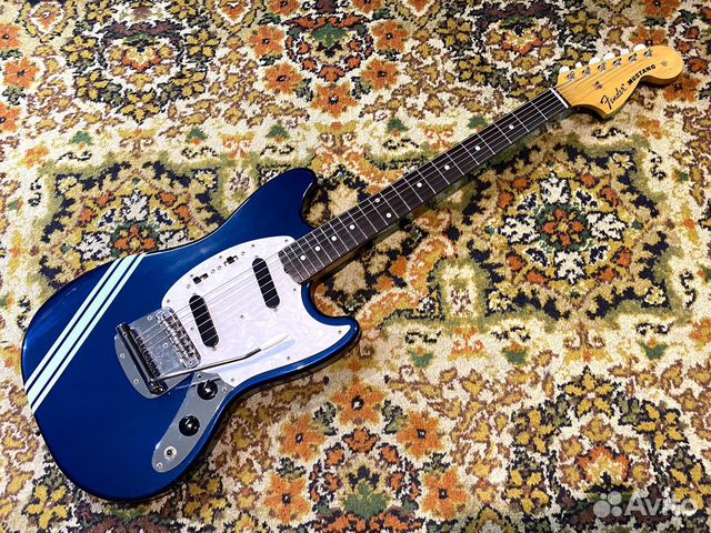 Электрогитара Fender Mustang MG-69 Blue (1993) объявление продам