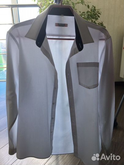 Рубашка для мальчика, белая 158-164