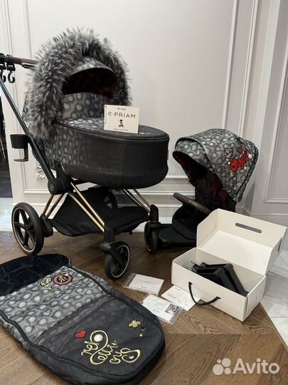Коляска cybex e-Priam platinum 2 в 1