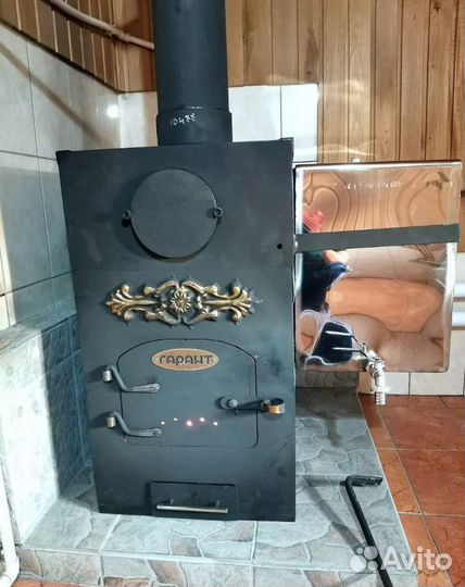 Банная печь Эконом 0.6 м тол 10мм 810x430x750