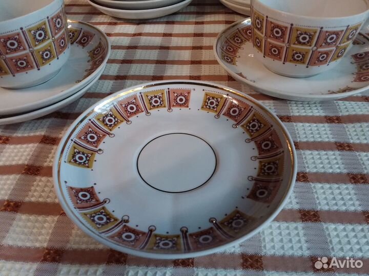 Чайный сервиз 12 перс/27 предм. Рижский фарфор