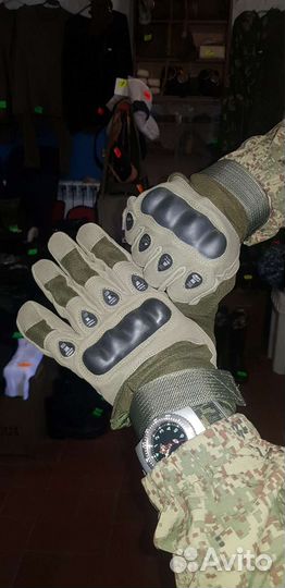 Перчатки военные тактические