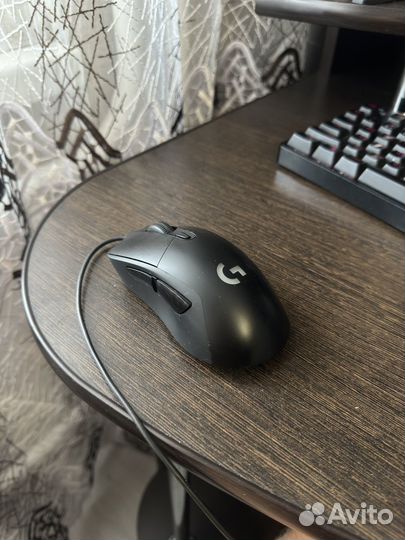 Logitech клавиатура, мышь, наушники