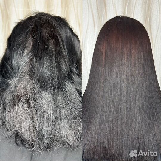 Кератиновое выпрямление волос модель