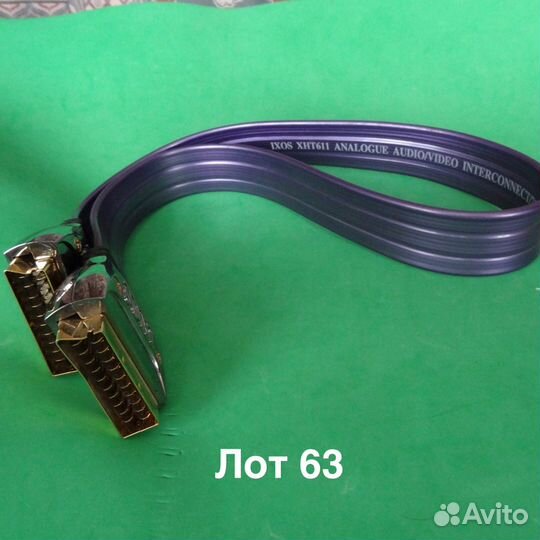 Кабели ixos scart-scart 60см