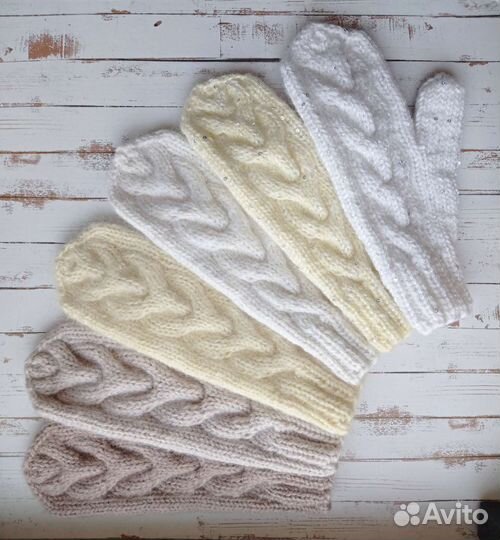 Варежки ручной работы