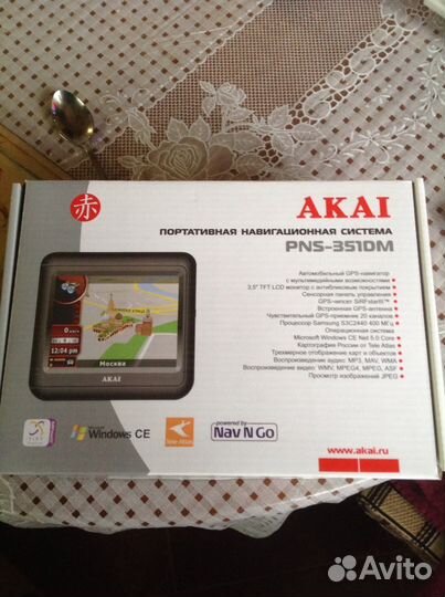 Новый навигатор akai PNS-351