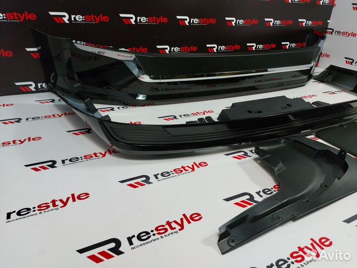 Обвес Toyota Land Cruiser 200 Черный S2325