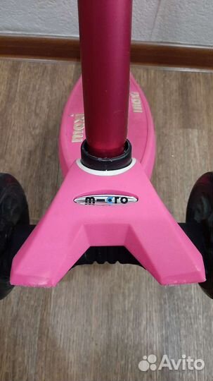 Самокат трехколесный Maxi Micro T-tube pink