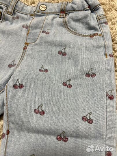 Джинсы zara на девочку 98