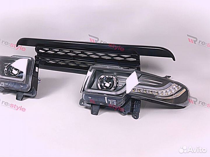 Фары + решетка FJ Cruiser Ст Range Rover