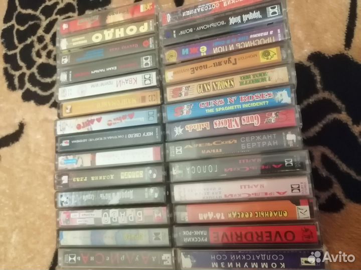Коллекция русского рока фирменные кассеты