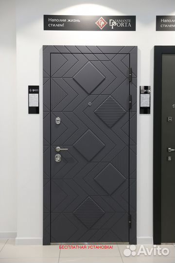 Дверь входная в квартиру с установкой