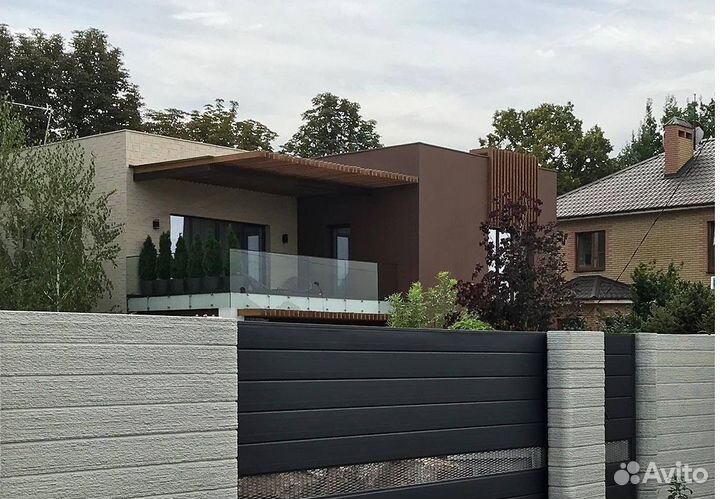 Забор волна