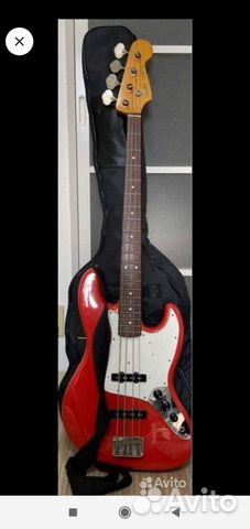 Fender Jazz Bass 62-75US Fiesta Red Japan объявление продам