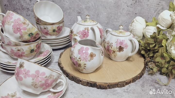 Чашка Arccroc France/Чайный сервиз лфз 1960 г