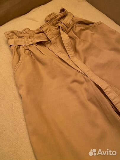 Брюки h&m бежевые