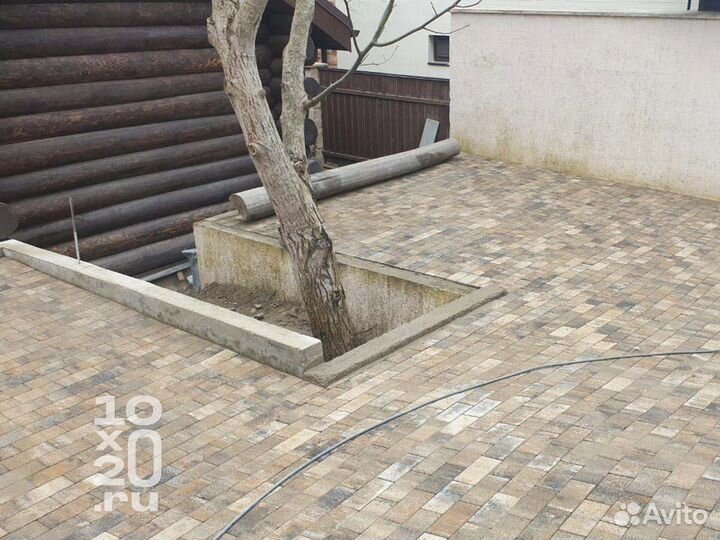 Тротуарная плитка, бордюры