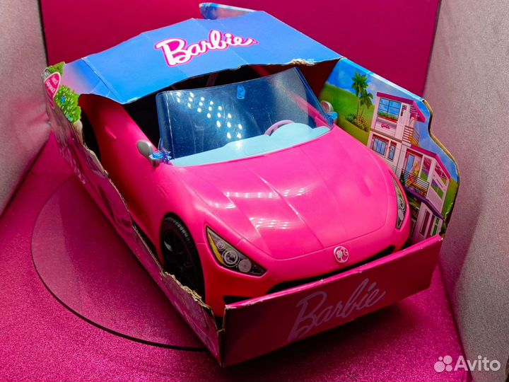 Машина Барби кабриолет. Barbie Car Pink Cabriolet