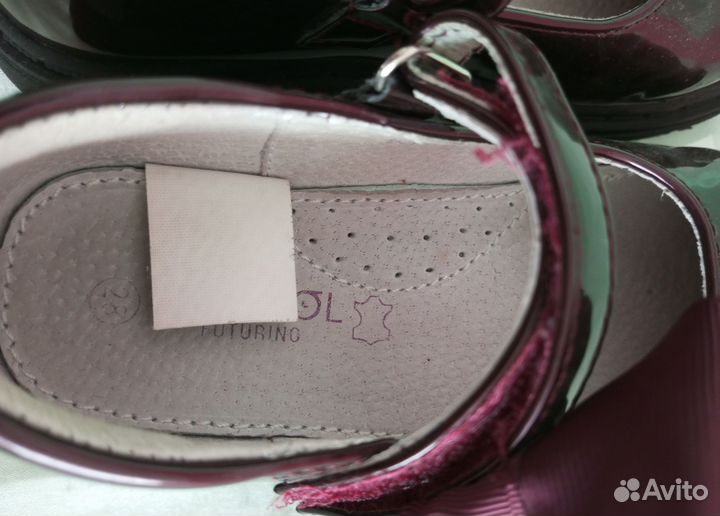 Туфли с бантиком для девочки 28 размер