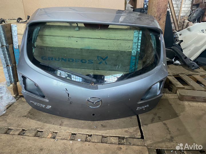 Крышка багажника Mazda 3 BL 5D хэтчбек серая