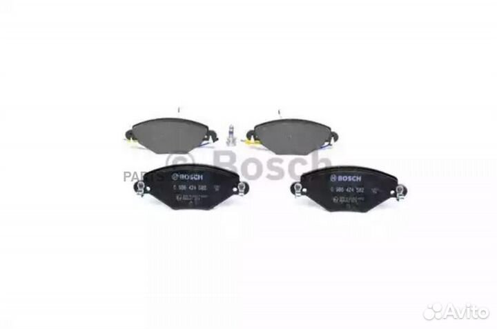 Bosch 0986424582 Колодки тормозные передние citroe