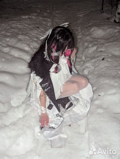 Косплей колумбина геншин