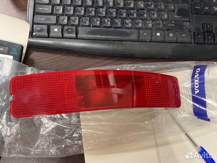 Фонарь задний противотуманный Volvo