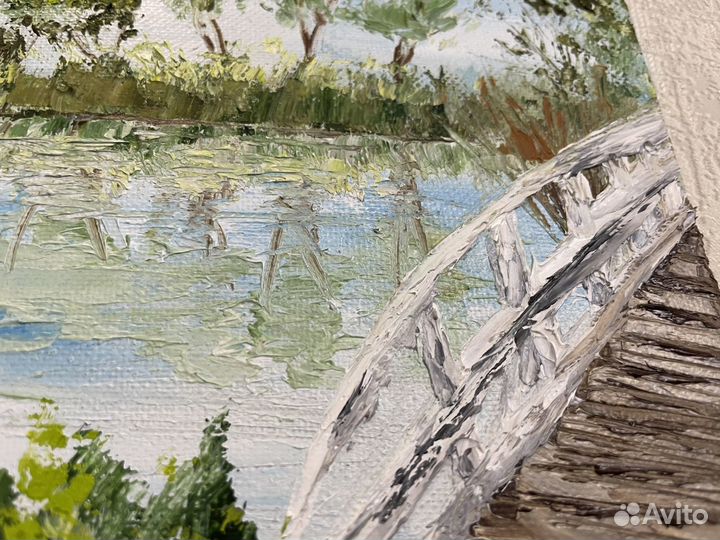 Картина маслом на холсте пейзаж