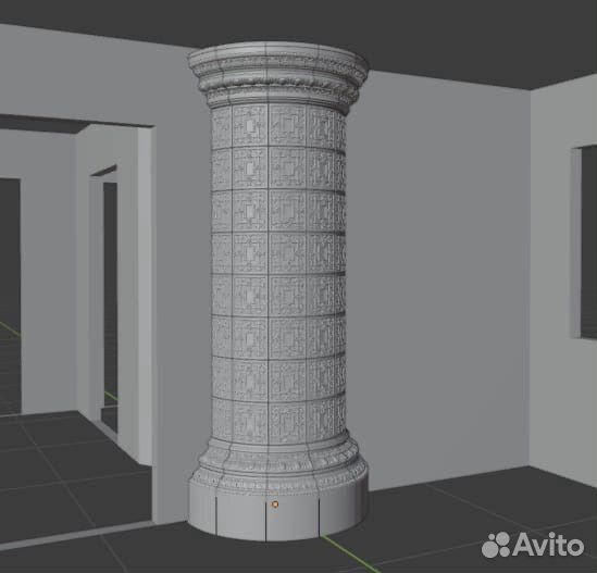 Изразцовая круглая печь