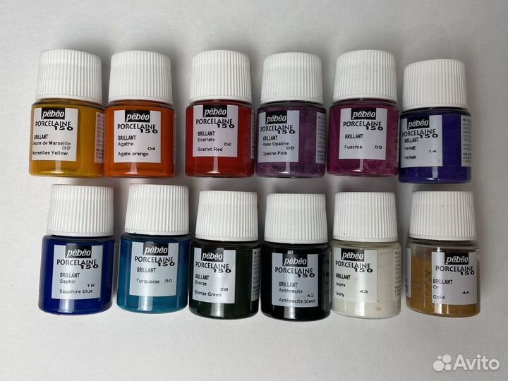 Pebeo краски Porcelaine 150 по фарфору и керамике