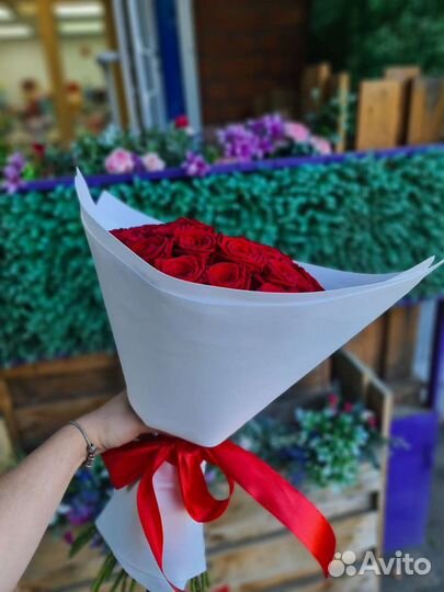 Роза, букет из роз, 31 роза, 51 роза, доставка