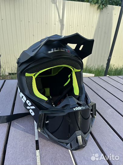 Шлем для мотоцикла кроссовый just 1