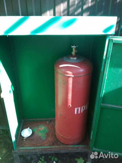 Ящик железный для 2 газовых баллонов