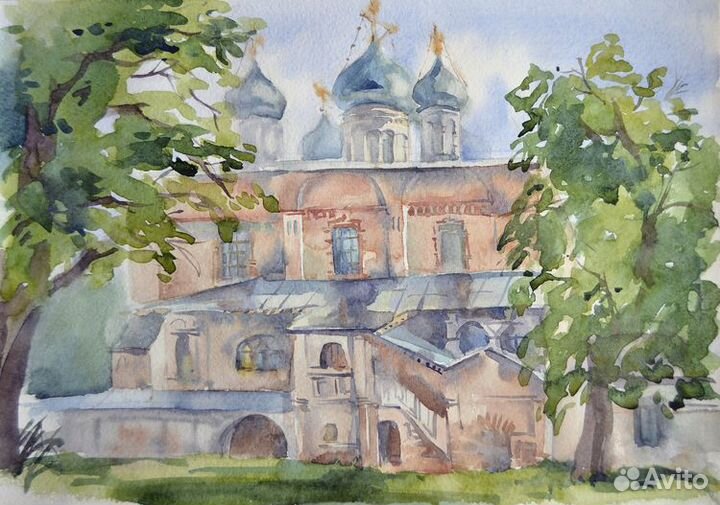 Акварельные картины Новгород