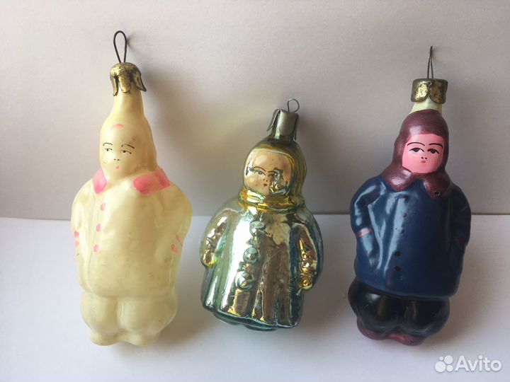 Елочные игрушки СССР. Дети