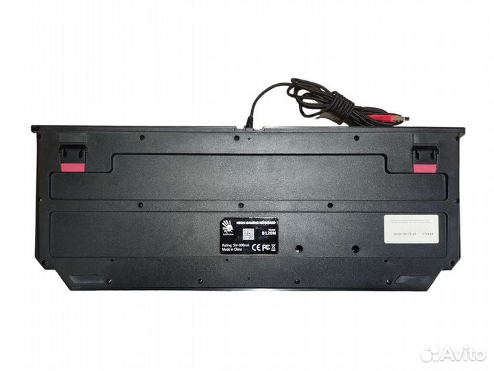 Клавиатура проводная A4Tech Bloody B120N (Черная,П