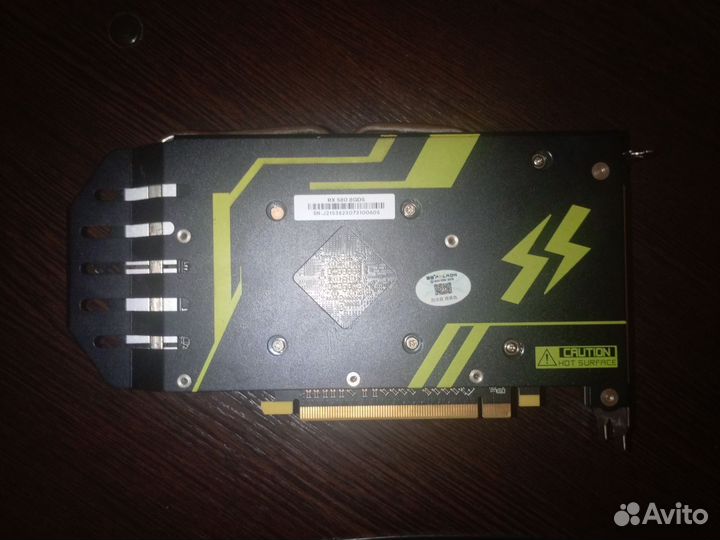 Видеокарта rx580 8gb 2048sp