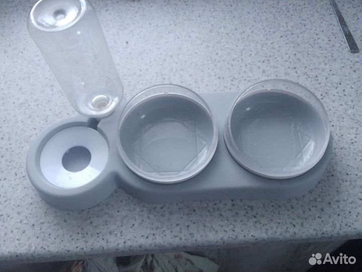 Миска с поилкой для кошки