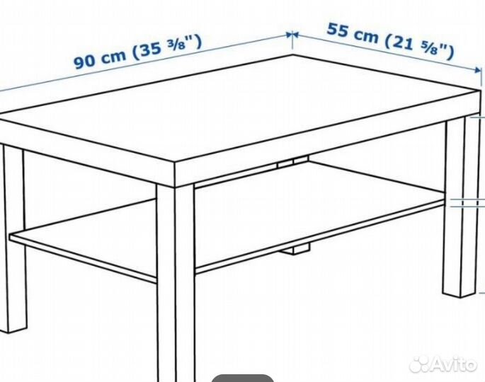 Журнальный столик IKEA lack