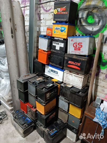 Приём б/у нерабочих аккумуляторов