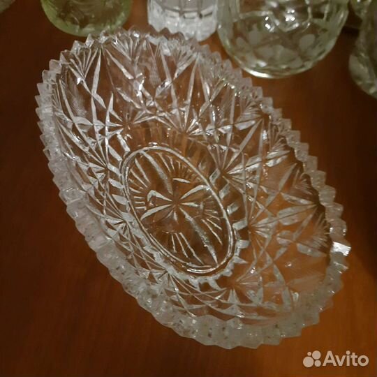 Ваза для фруктов на ножке СССР