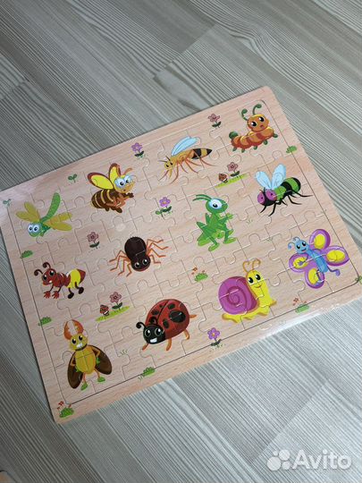 Деревянные пазлы для детей