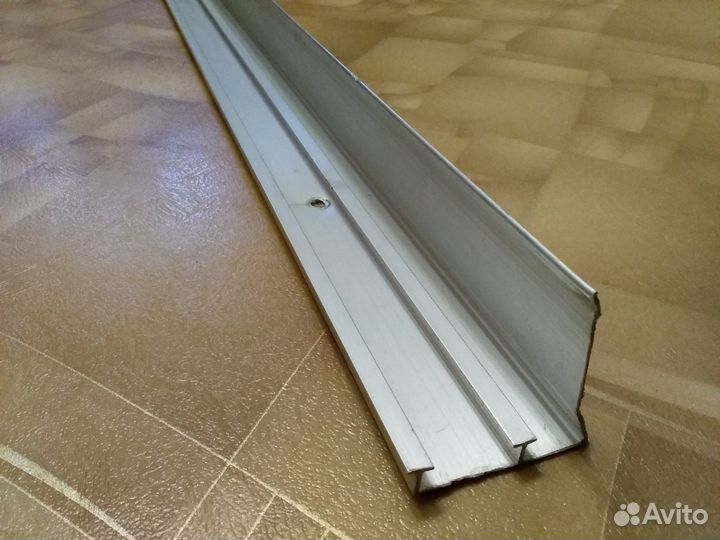 Карниз для штор двухрядный алюминиевый 2м46см