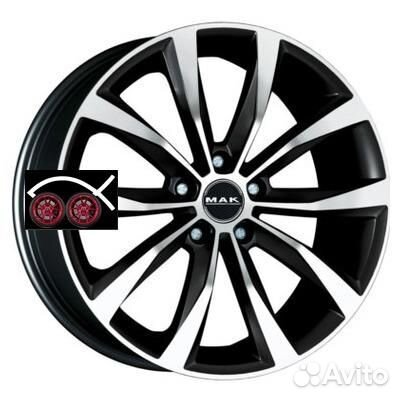 MAK Wolf R18 7,5 5x114,3 ET45 CB67,1 Black mirror