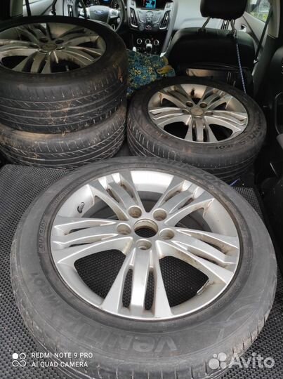 Шины 205 55 16 летние с дисками для Ford focus 3