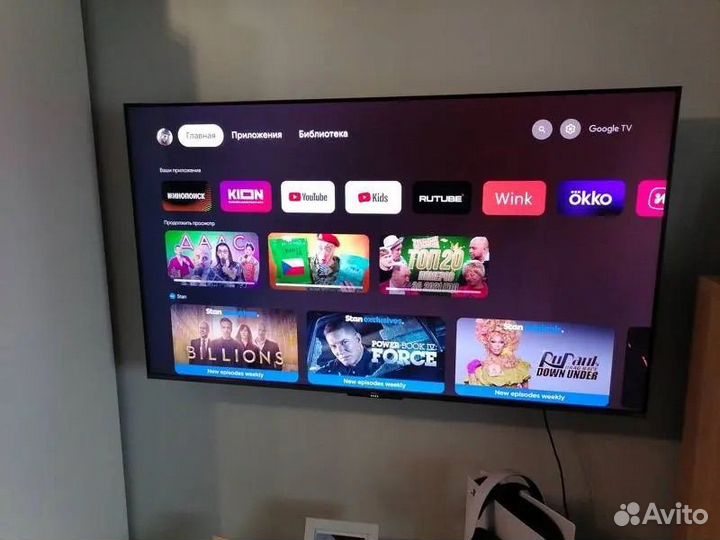 Qled 144Гц 4K телевизор Android TV TCL 55C735