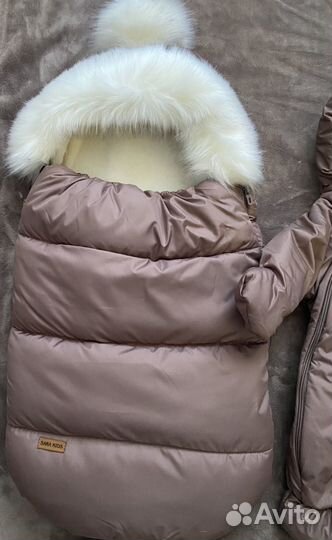 Зимний комплект для новорожденного