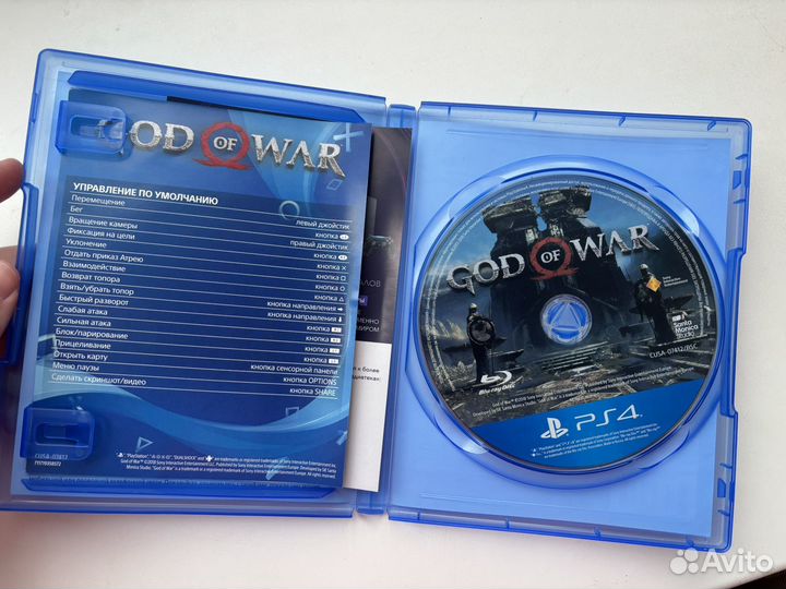 Диск God of war 2018 PS4