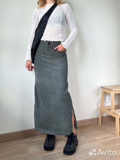 Юбка макси винтаж y2k gorpcore